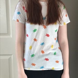 Gummy bear print top